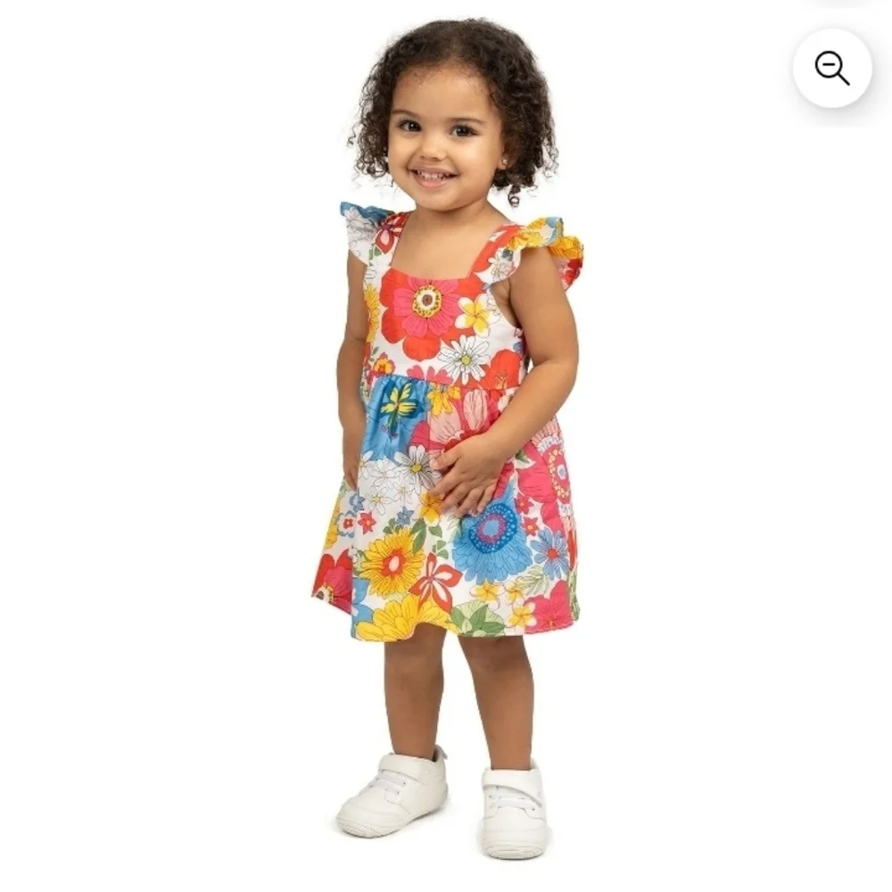 Counting Daisies Toddler Girls Woven Dress